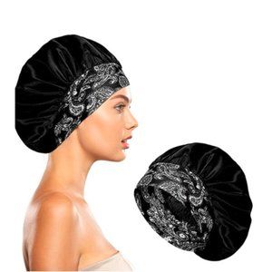Women's Silky Satin Head Scarf Hair Wrap Cap Hat Headband Sleeping Bonnet